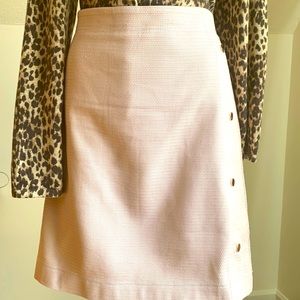 Pale pink textured skirt